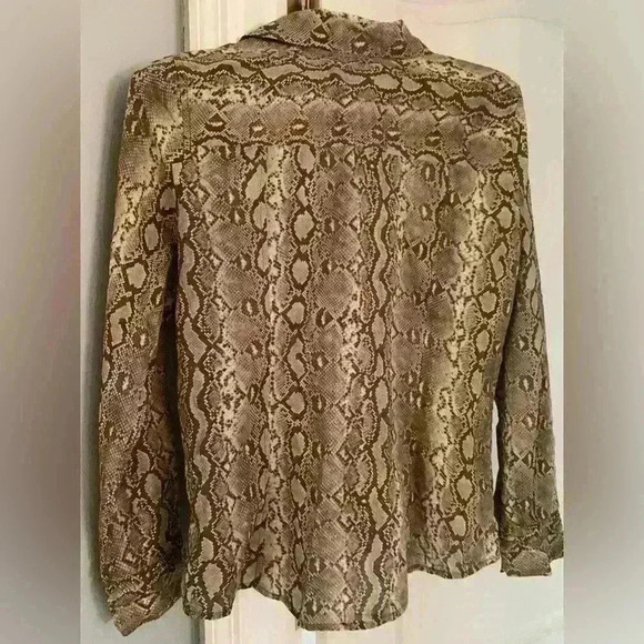 Michael Kors Womens Sz 12 Long Sleeve Button Collared Dress Shirt Blouse NWOT - Picture 11 of 11